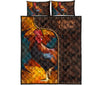 Chicken Leather Style Quilt Bed Set - Love Quilt Bedding Set