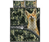 Fox Quilt Bed Set 64 - Love Quilt Bedding Set