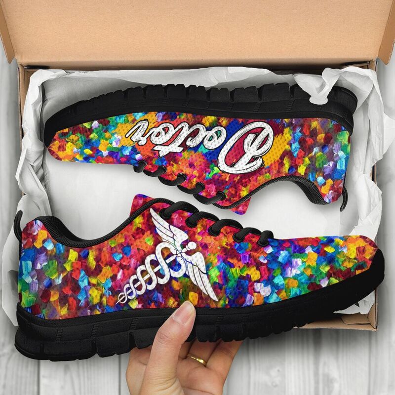 Doctor Paint Art Kd Sneakers, Running Shoes- Love Sneakers