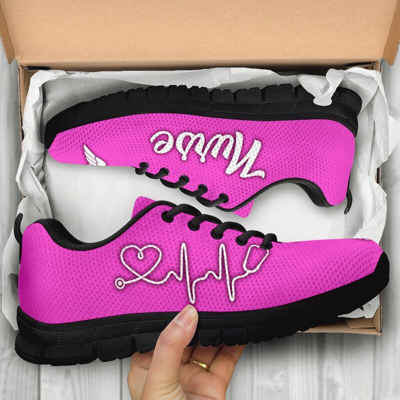 Nurse- Pink Kd Sneakers, Running Shoes, Shoes For Women, Shoes For Men, Custom Shoes, L- Love Sneakers