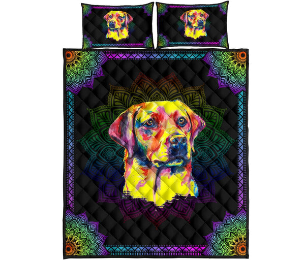 Quilt Bed Set - Labrador Retriever 32 - Love Quilt Bedding Set