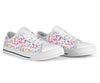 Dog Watercolor Silhouette Low Top - TlShoes