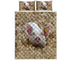 Pig Quilt Bet Set - Love Quilt Bedding Set