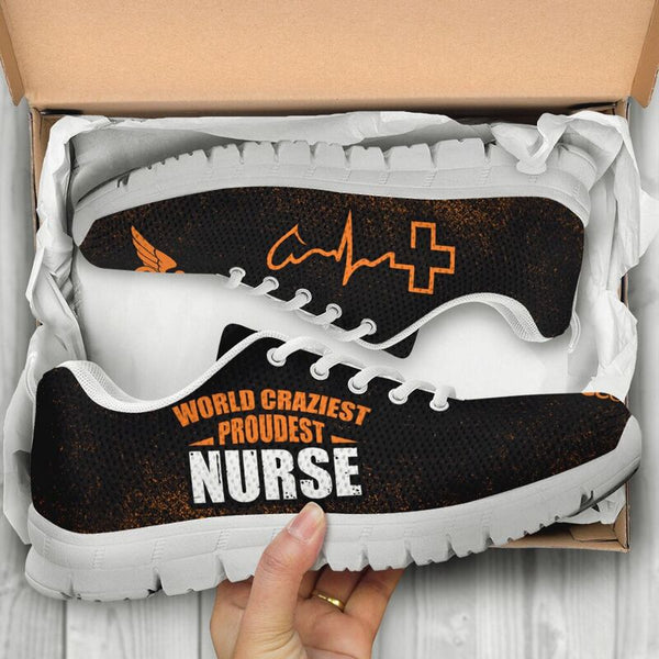 Proudest Nurse Shoes Sneakers, Running Shoes, Shoes For Women, Shoes For Men, Custom Shoes,- Love Sneakers