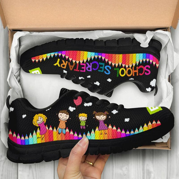 School Secretary Abc Shoes Sneakers, Runni- Love Sneakers