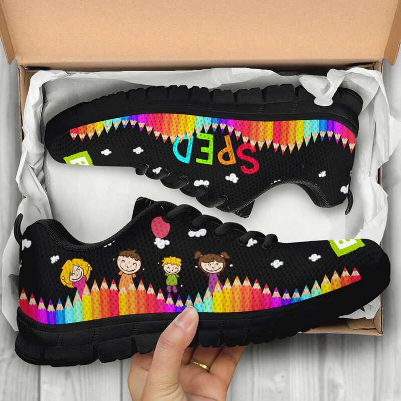 Sped Abc Black Kd Sneakers, Running Shoes, Shoes For Women, Shoes For Men, Custom Shoes, L- Love Sneakers