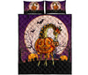 Griaffe Halloween Art Style Quilt Bed Set - Love Quilt Bedding Set