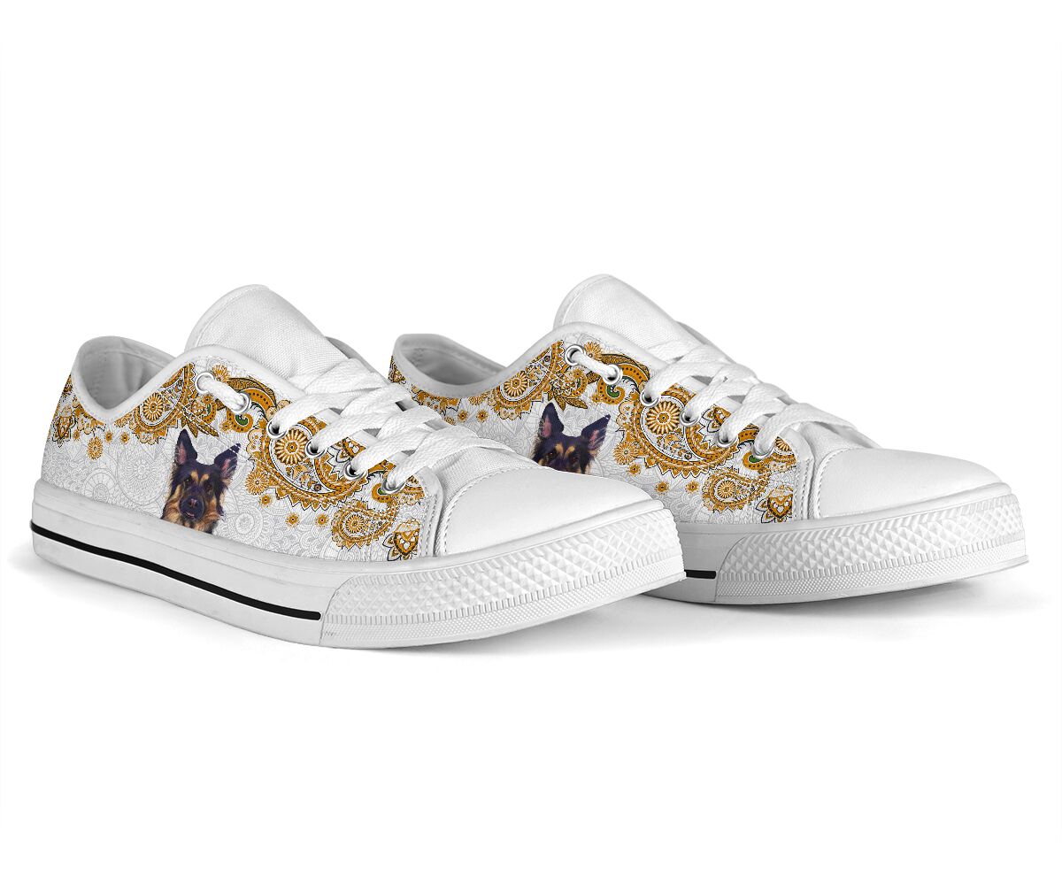 German Shepherd Low Top Shoe - Love Love Top Shoes