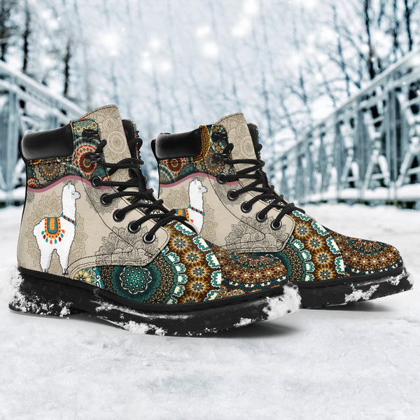 Llama - Vintage Mandala Asboot - Love All Season Boots