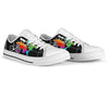 Cycling And Map Color - Low Top Shoe - Love Love Top Shoes