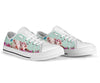 Pig Flower Butterfly Low Top  Shoes