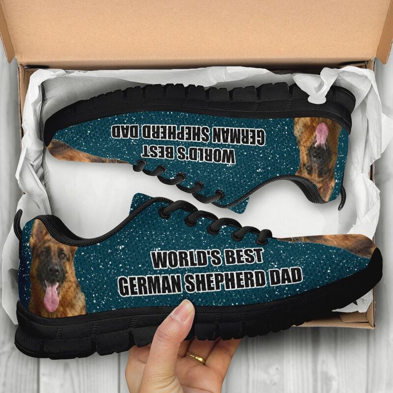 German Shepherd Dad Sneakers, Runni- Love Sneakers