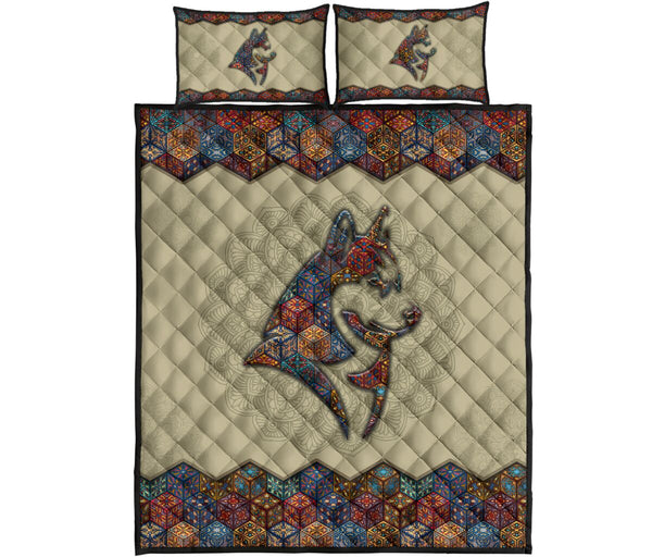 Quilt Bed Set - Mandala - Husky 81 - Love Quilt Bedding Set