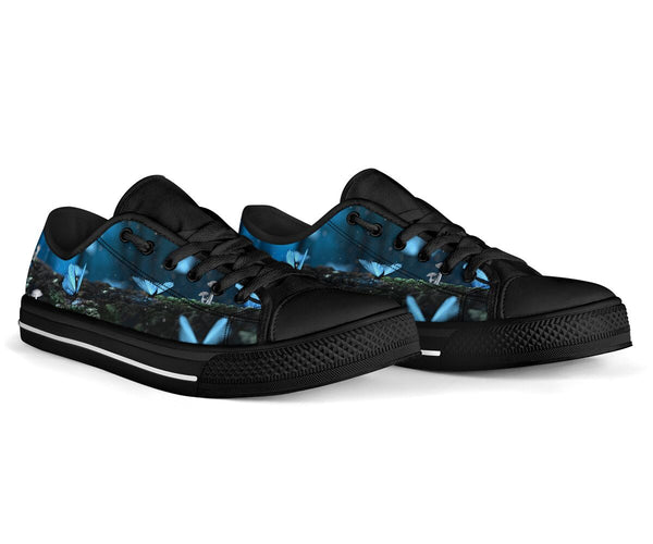 Butterfly Background Low Top Shoe Shoes