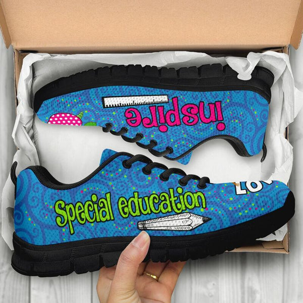 Special Education Love Inspire Sneakers, Running Shoes, Shoes For Women, Shoes For Men, Cust- Love Sneakers