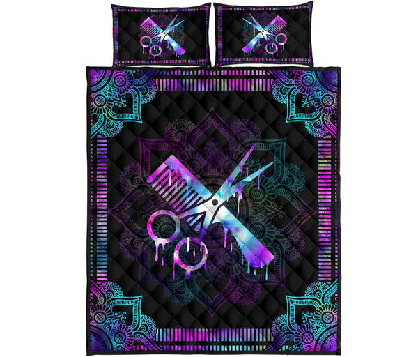 Hairstylist Galaxy - Bed Set - Love Quilt Bedding Set