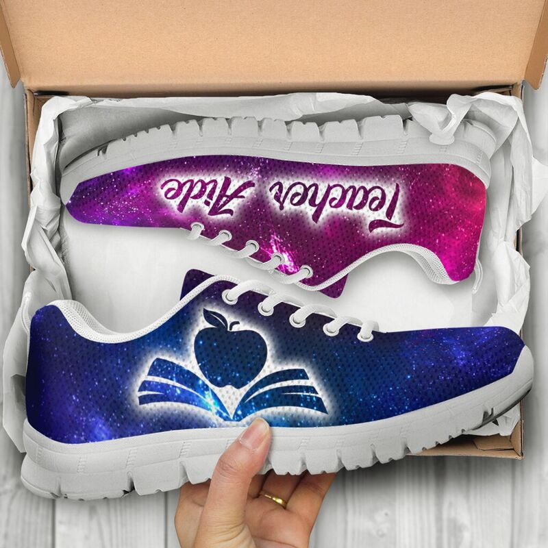 Teacher Aide- Galaxy 2 Kd Sneakers, Running Shoes, Shoes For Women, Shoes For Men, Custom Sh- Love Sneakers