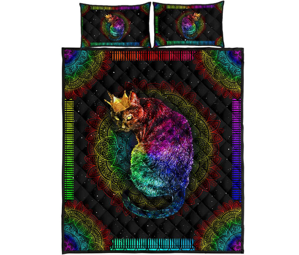 Quilt Bed Set - Colorful - Cat 14 - Love Quilt Bedding Set
