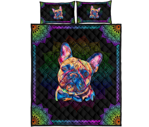 Quilt Bed Set - Frenchie 10 - Love Quilt Bedding Set