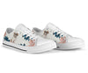 Shih Tzu Flower Pink - Low Top Shoe - Love Low Top Shoes