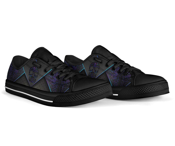 Skull Low Top Shoe - Love Low Top Shoes