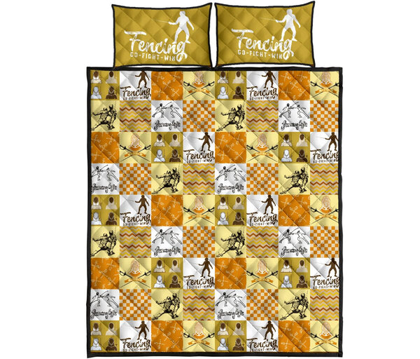 Fencing Life - Bed Set - Love Quilt Bedding Set