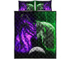 Dragon Wolf Quilt Bed Set 1- Love Quilt Bedding Set