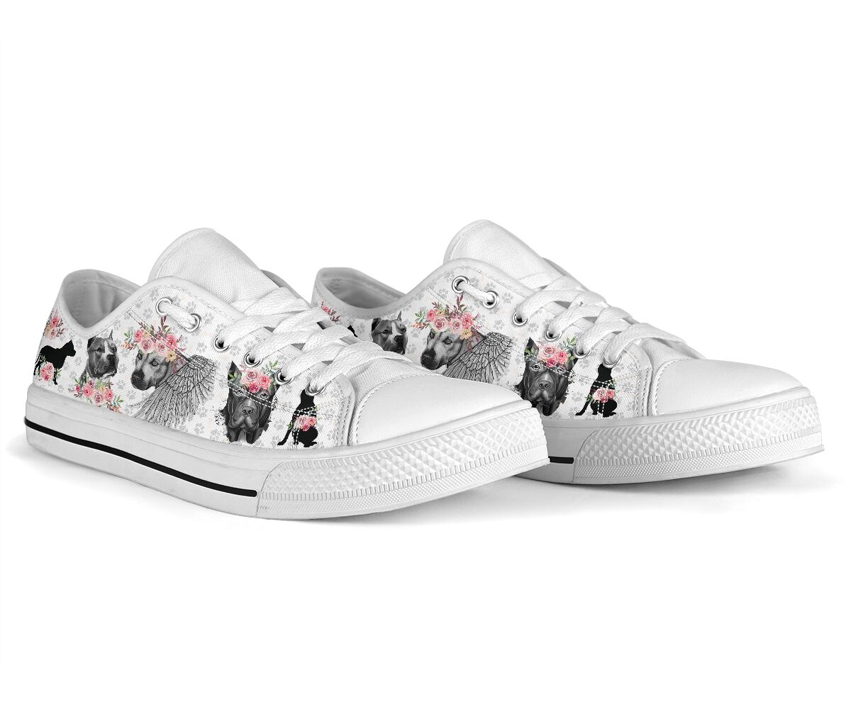Dog - Pitbull - Low Top Shoe - Love Love Top Shoes