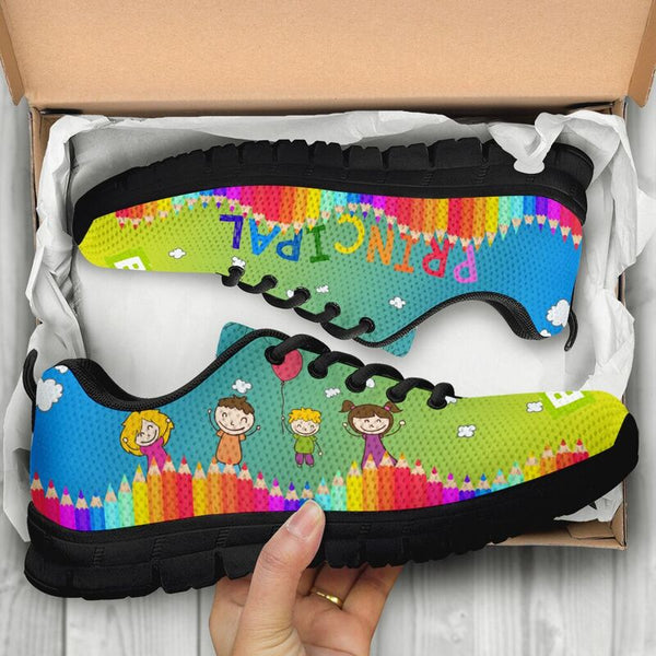 Principal Abc Blue Yellow Kd Sneakers, Runni- Love Sneakers