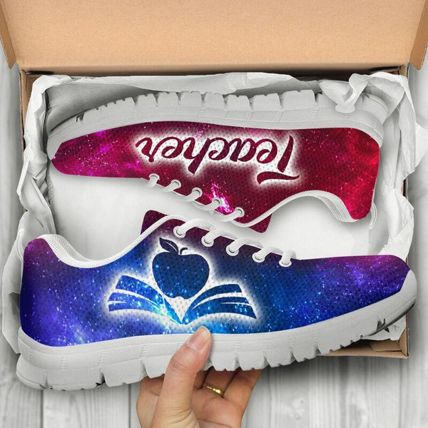 Teacher Galaxy2 Maroon Blue Kd Sneakers, Running Shoes, Shoes For Women, Shoes For Men, Cust- Love Sneakers