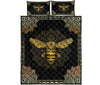 Bee Quilt Bed Set 52 - Love Quilt Bedding Set