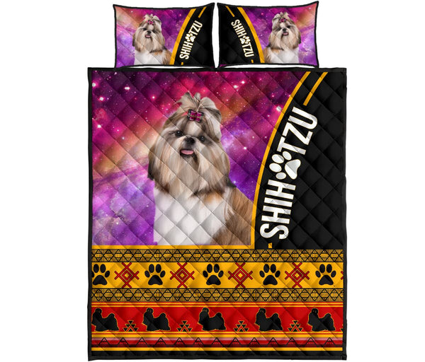 Shih Tzu Native - Bed Set - Love Quilt Bedding Set