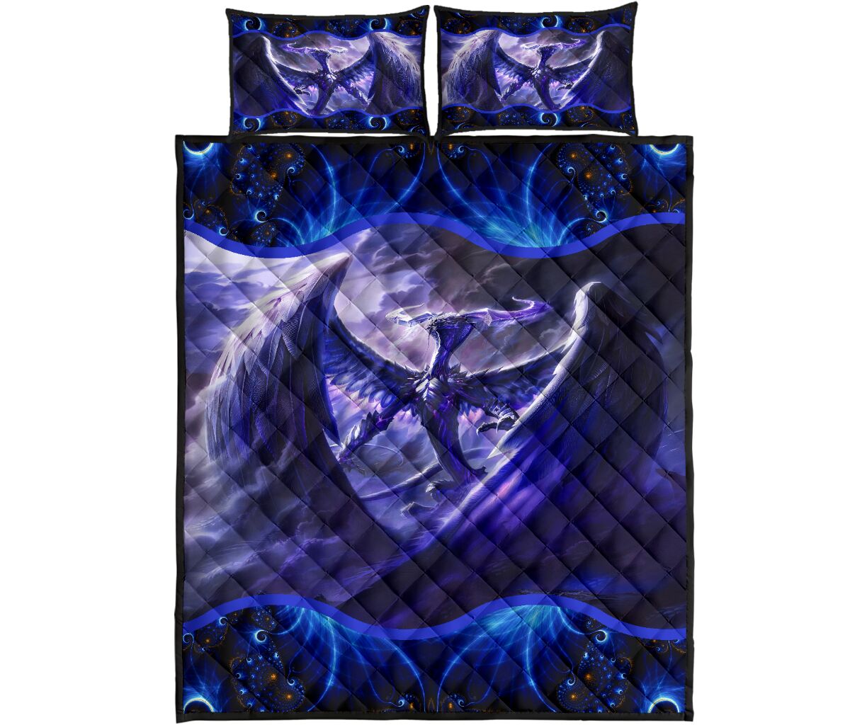 Dragon Wing Quilt Bed Set - Love Quilt Bedding Set