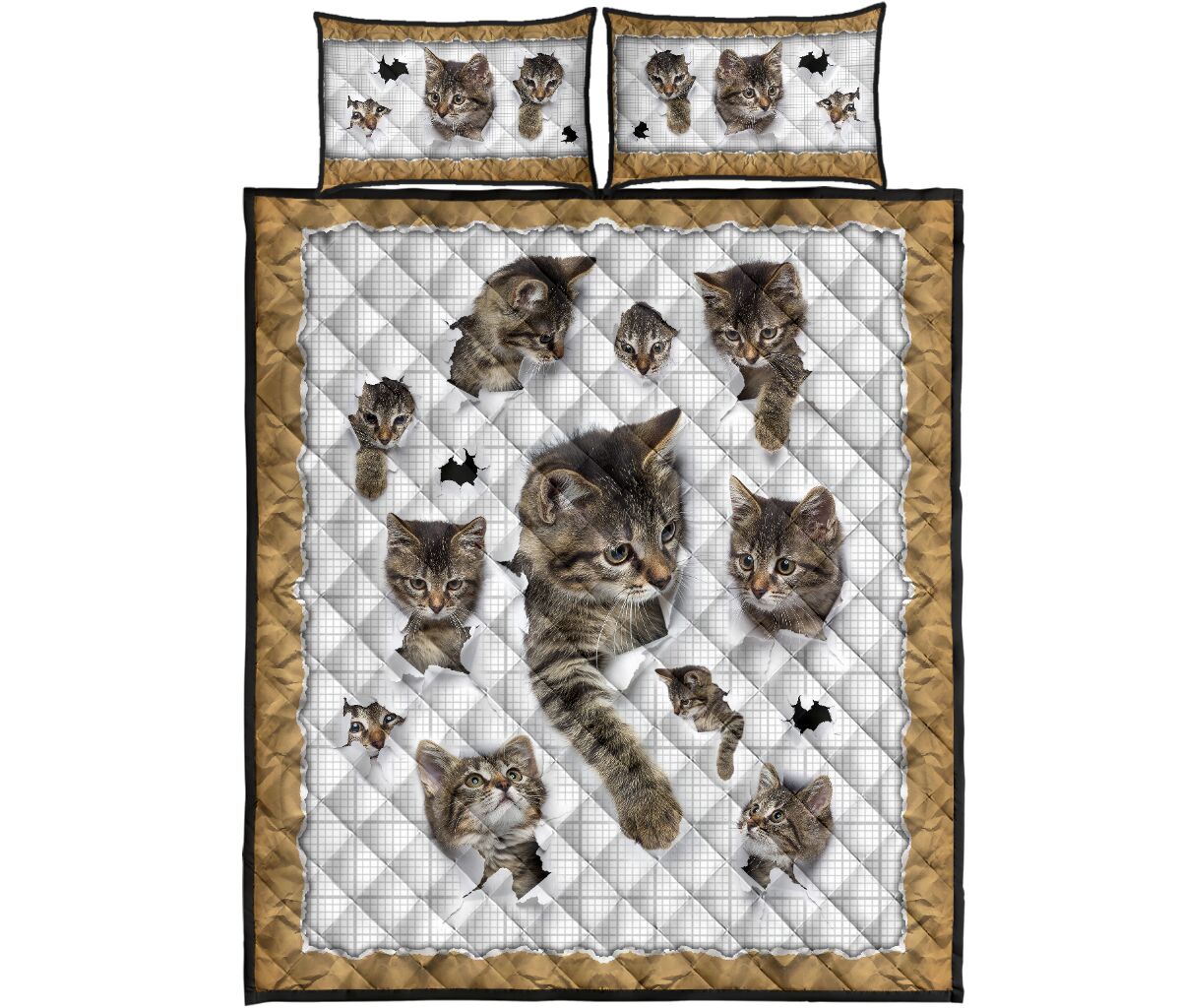 Quilt Bed Set - Cat 2 - Love Quilt Bedding Set