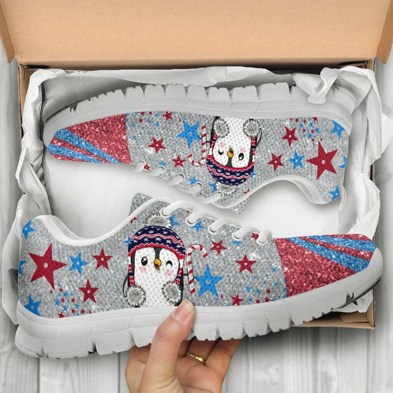 Dt-9 Penguin Lovely Shoes ( Not A Glittered Product) Sneakers, Running - Love Sneakers
