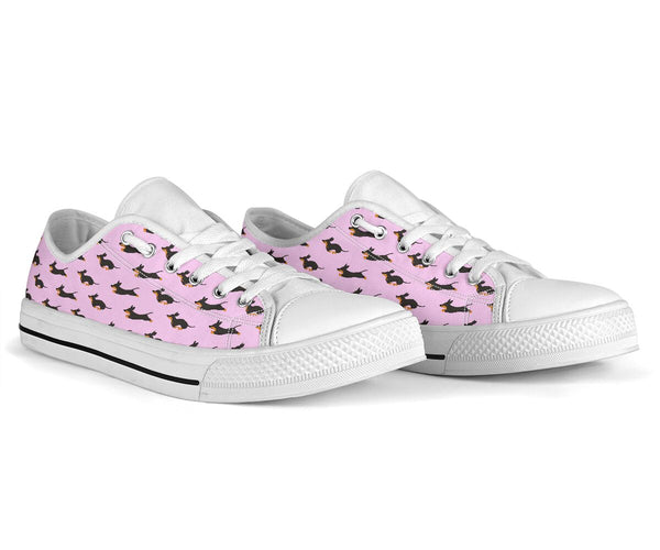 Dachshund Low Top Shoes - Love Low Top Shoes