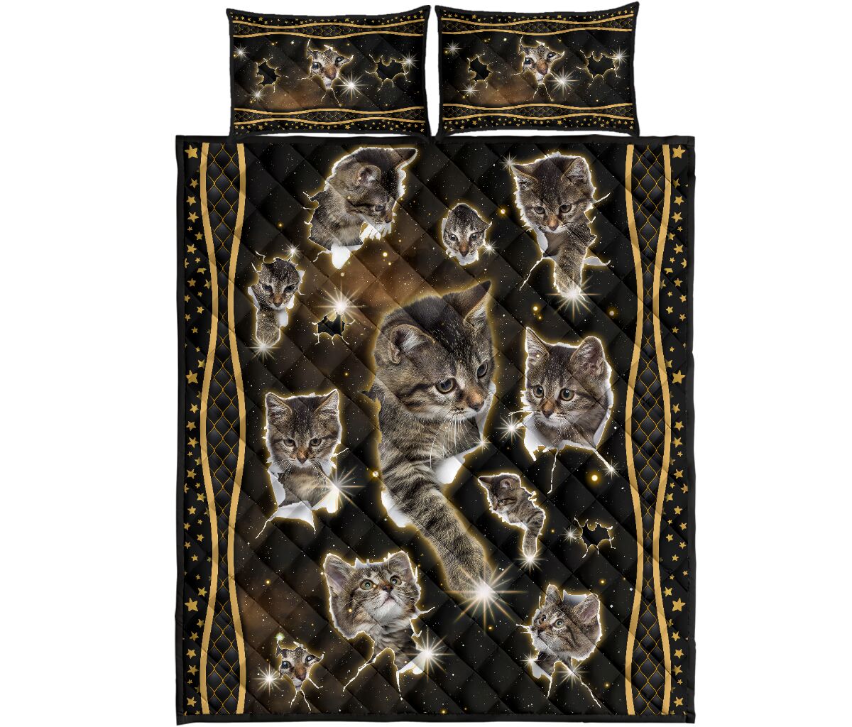 Quilt Bed Set - Cat 61 - Love Quilt Bedding Set