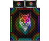 Quilt Bed Set - Colorful - Fox 76 - Love Quilt Bedding Set