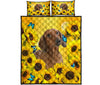 Dachshund Sunflower - Bed Set - Love Quilt Bedding Set