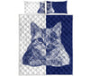 Cat Art Style Quilt Bed Set - Love Quilt Bedding Set