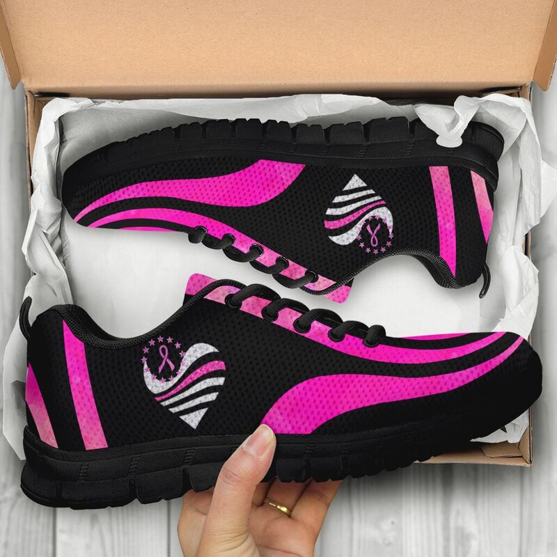 Breast Cancer Sneakers, Running - Love Sneakers