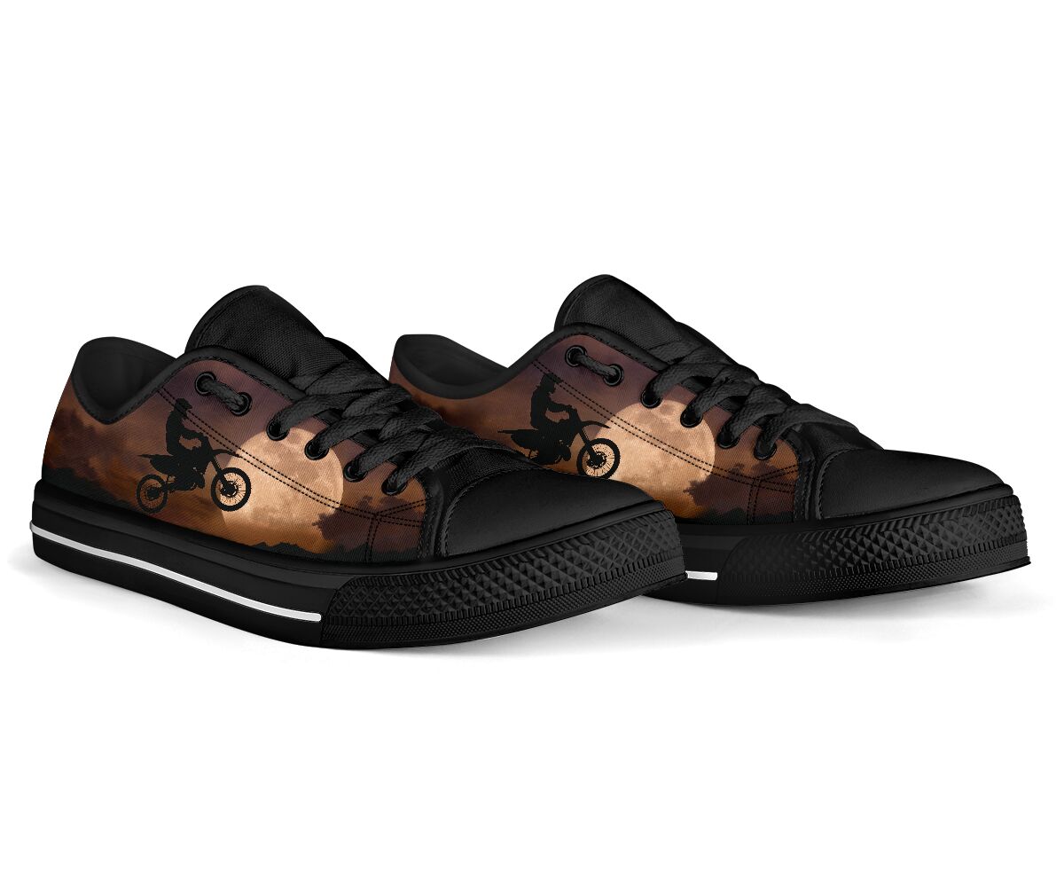 Motocross Moon - Low Top Shoe - Love Love Top Shoes