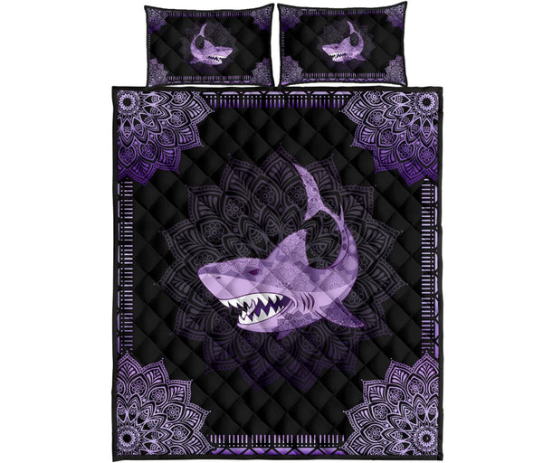 Shark Quilt Bed Set 93 - Love Quilt Bedding Set