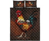 Chicken Painting Quilt Bed Set 485166