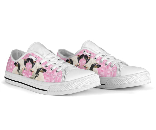 Cow Bubble Gum - Low Top Shoe - Love Love Top Shoes