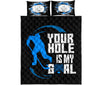 Hockey Your Hole Is My Goal - Bed Set - Love Quilt Bedding Set