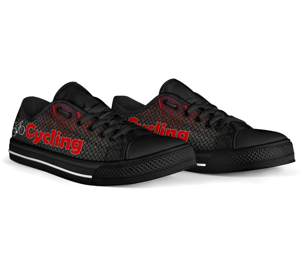 Cycling Red - Low Top Shoe - Love Love Top Shoes