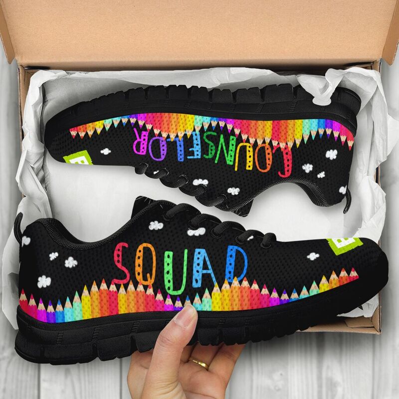 School Counselor Squad Abc Sneakers, Runni- Love Sneakers
