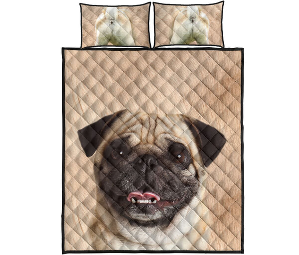Pug Body - Bed Set - Love Quilt Bedding Set