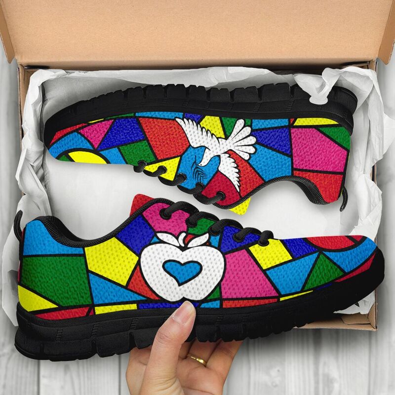 Teacher Peace Dove Gl Sneakers, Running Shoes, Shoes For Women, Shoes For Men, Custom Shoes,- Love Sneakers